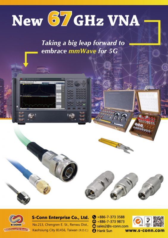 New VNA – up to 67GHz at Production Line