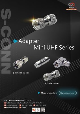 RF Coaxial Adapter Mini UHF Series