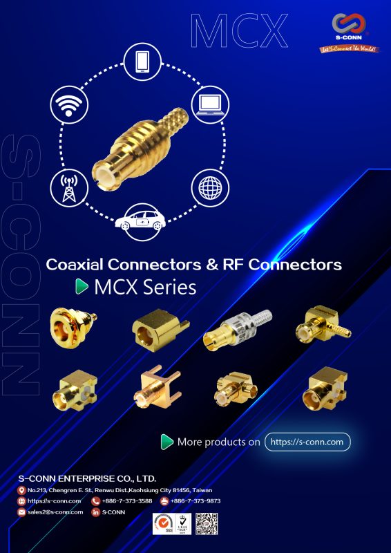Coaxial Connectors & RF Connectors MCX Series