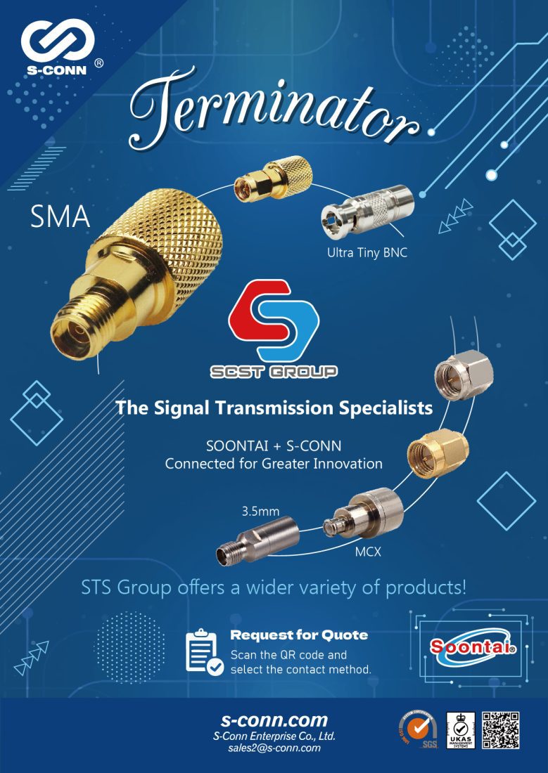 SOONTAI, S-CONN , RF Terminator, 1.0-2.3, 3.5mm, BNC, Ultra Tiny BNC, F, N, SMA, RP SMA and MCX type