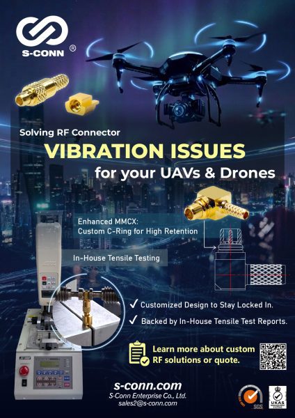 S-Conn-UAV-RF-Connector-Vibration-Testing-Solutions